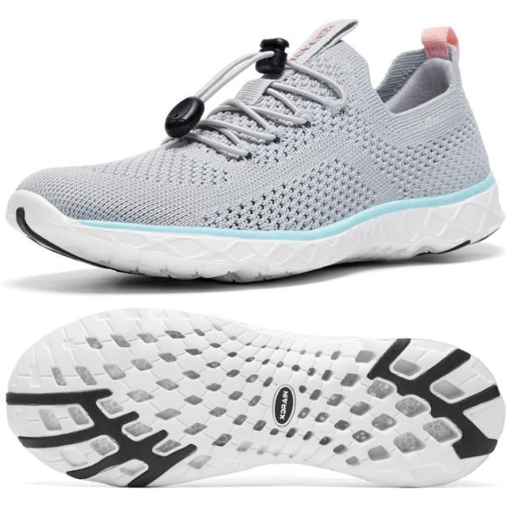 Women's Stylish Water Shoes, Tennis Walking Shoes With Arch Support,